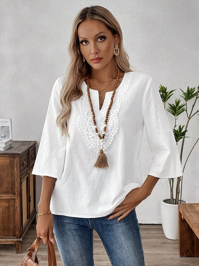 Liss | Bohemsk bomullsbluse