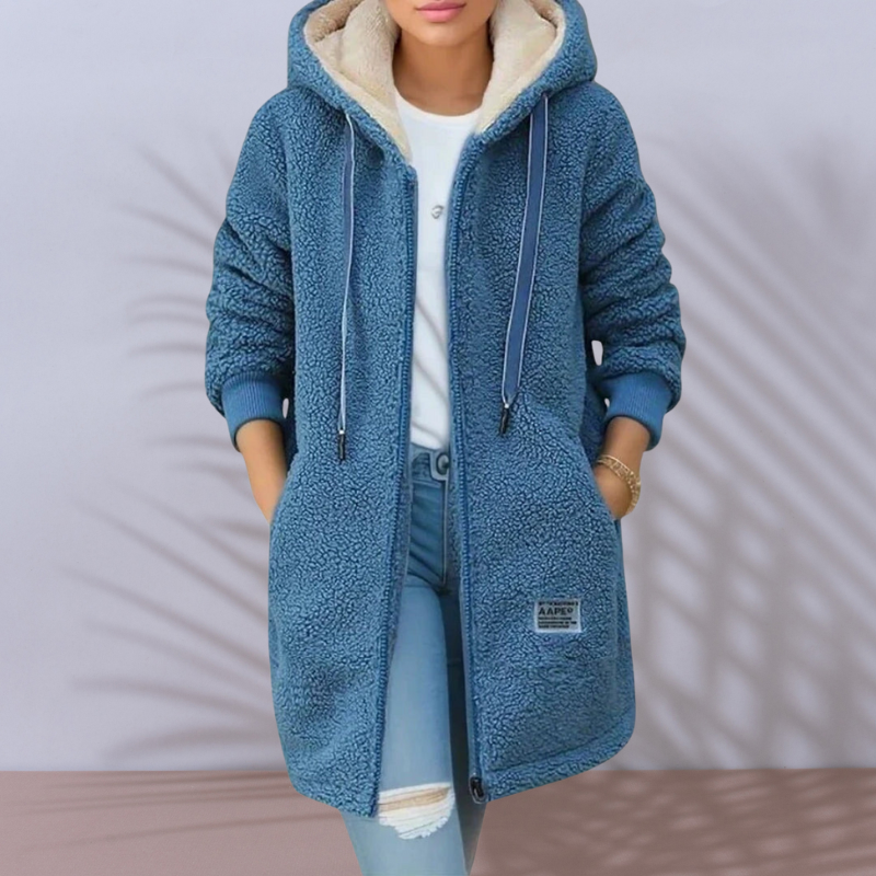 Janelle - Fleece vinterjakke