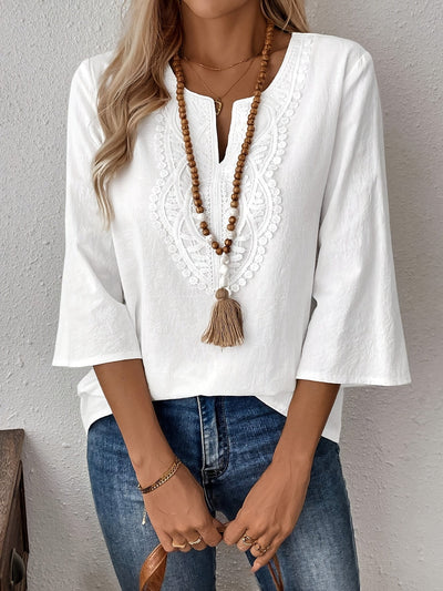 Liss | Bohemsk bomullsbluse