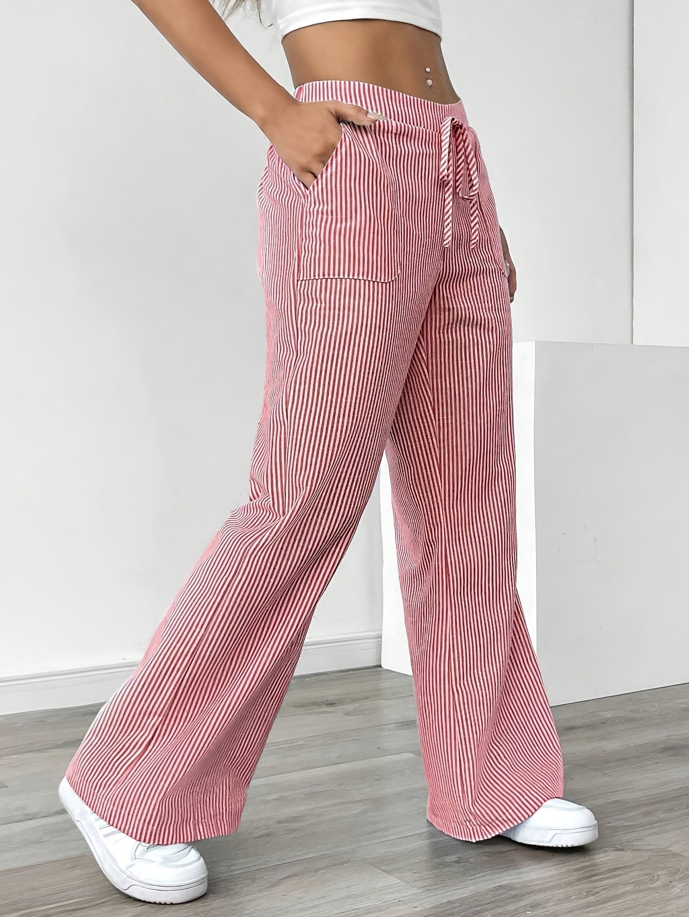 Gulia | Casual Dame Sommerbukse med Vide Ben