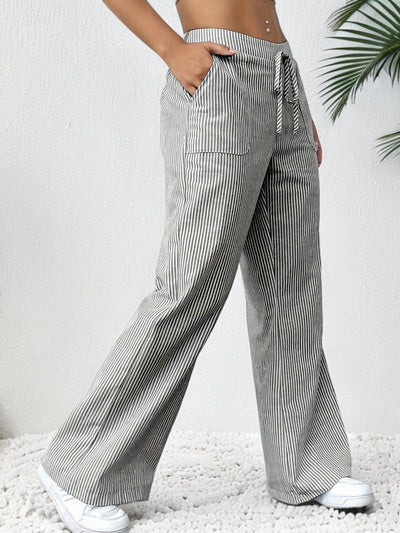 Gulia | Casual Dame Sommerbukse med Vide Ben