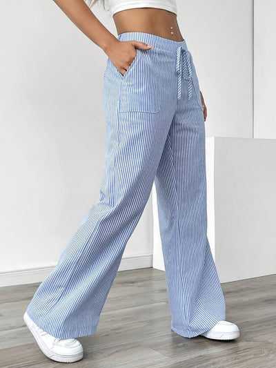 Gulia | Casual Dame Sommerbukse med Vide Ben